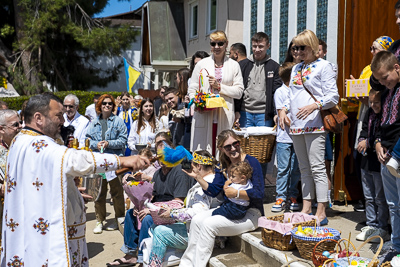 Divine Liturgy and Blessing of Baskets. 