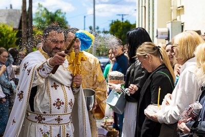 Divine Liturgy and Blessing of Baskets. 