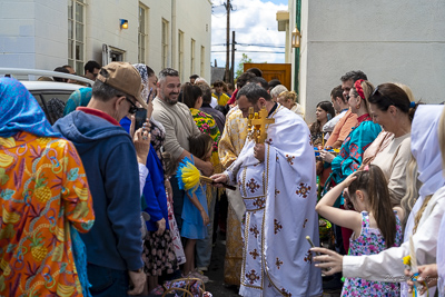 Divine Liturgy and Blessing of Baskets. 