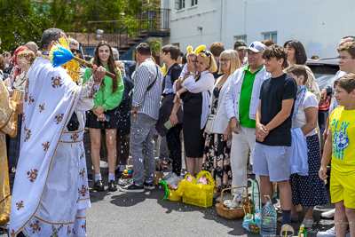 Divine Liturgy and Blessing of Baskets. 