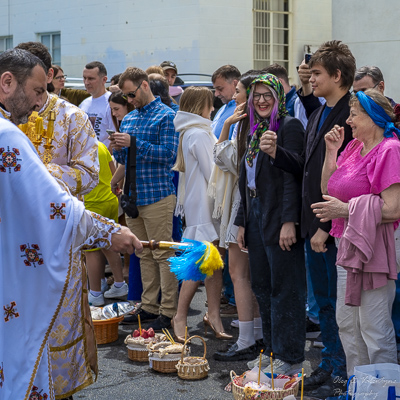 Divine Liturgy and Blessing of Baskets. 