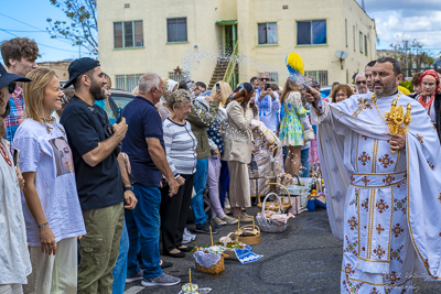 Divine Liturgy and Blessing of Baskets. 