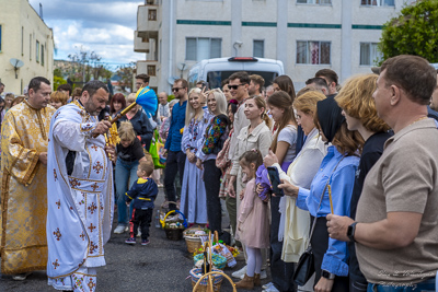 Divine Liturgy and Blessing of Baskets. 