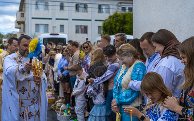 Divine Liturgy and Blessing of Baskets. 