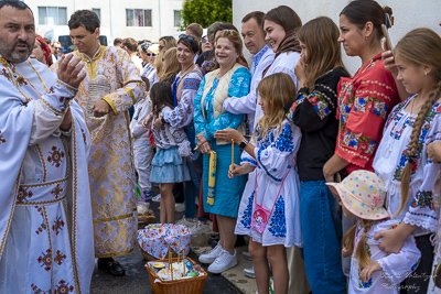 Divine Liturgy and Blessing of Baskets. 