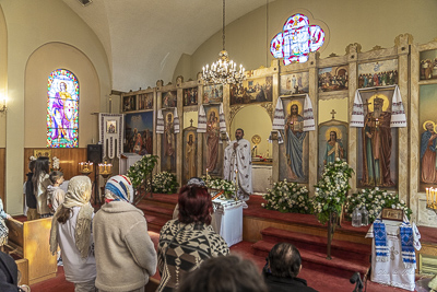 Divine Liturgy and Blessing of Baskets. 