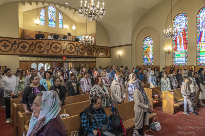 Divine Liturgy and Blessing of Baskets. 