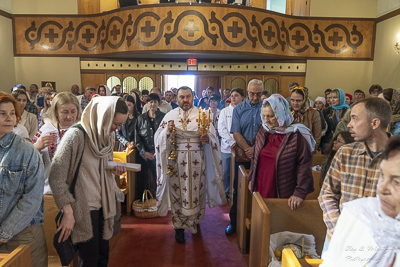 Divine Liturgy and Blessing of Baskets. 