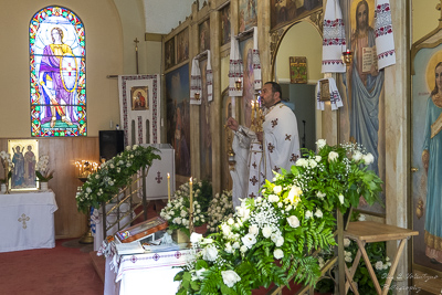 Divine Liturgy and Blessing of Baskets. 