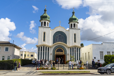 Divine Liturgy and Blessing of Baskets. 