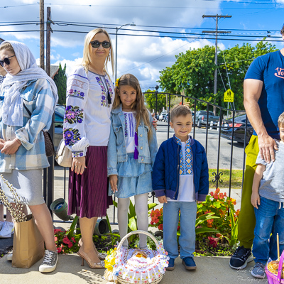 Divine Liturgy and Blessing of Baskets. 