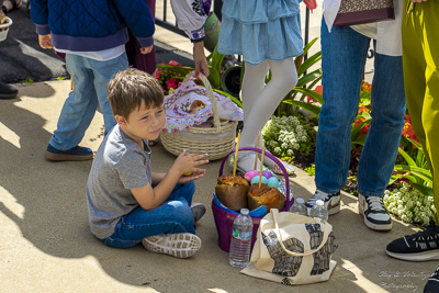 Divine Liturgy and Blessing of Baskets. 