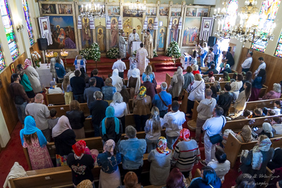 Divine Liturgy and Blessing of Baskets. 