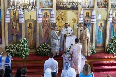 Divine Liturgy and Blessing of Baskets. 