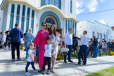 Divine Liturgy and Blessing of Baskets. 