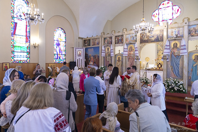 Divine Liturgy and Blessing of Baskets. 