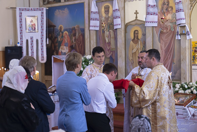 Divine Liturgy and Blessing of Baskets. 