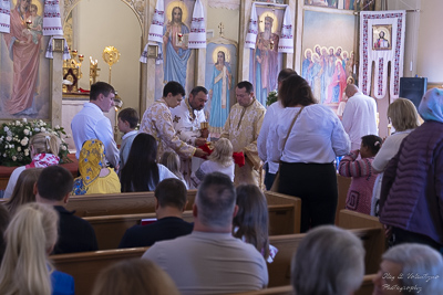 Divine Liturgy and Blessing of Baskets. 