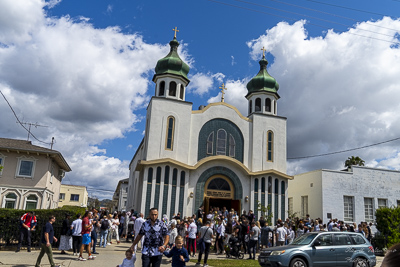 Divine Liturgy and Blessing of Baskets. 