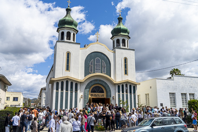 Divine Liturgy and Blessing of Baskets. 