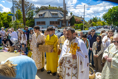 Divine Liturgy and Blessing of Baskets. 