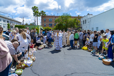 Divine Liturgy and Blessing of Baskets. 