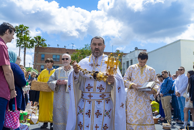 Divine Liturgy and Blessing of Baskets. 