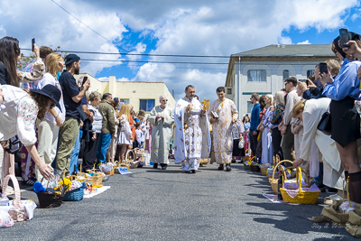 Divine Liturgy and Blessing of Baskets. 