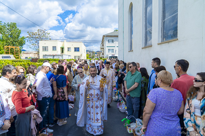 Divine Liturgy and Blessing of Baskets. 