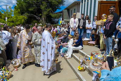 Divine Liturgy and Blessing of Baskets. 