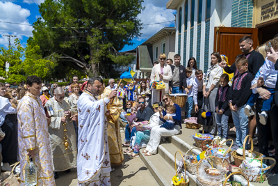 Divine Liturgy and Blessing of Baskets. 