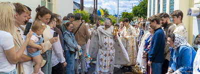 Divine Liturgy and Blessing of Baskets. 