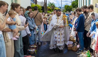 Divine Liturgy and Blessing of Baskets. 