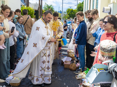 Divine Liturgy and Blessing of Baskets. 