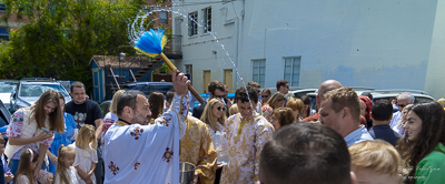 Divine Liturgy and Blessing of Baskets. 