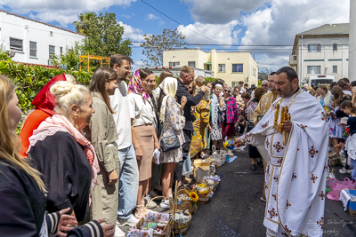 Divine Liturgy and Blessing of Baskets. 