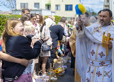 Divine Liturgy and Blessing of Baskets. 