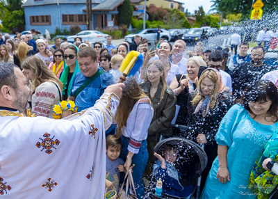 Divine Liturgy and Blessing of Baskets. 