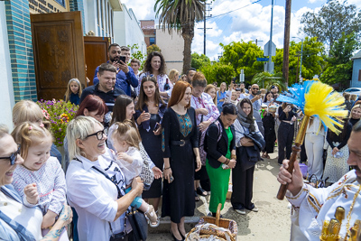 Divine Liturgy and Blessing of Baskets. 