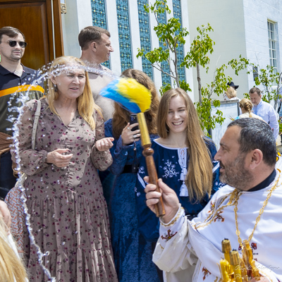 Divine Liturgy and Blessing of Baskets. 