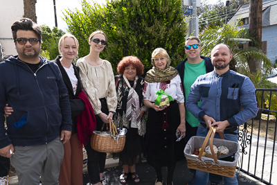 Divine Liturgy and Blessing of Baskets. 