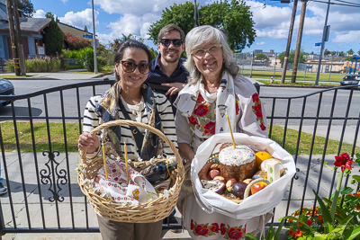 Divine Liturgy and Blessing of Baskets. 