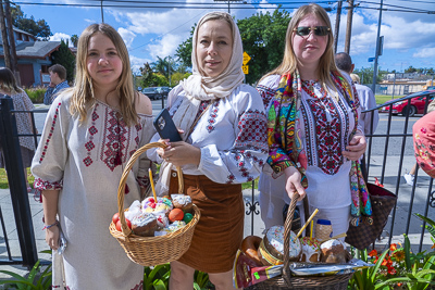 Divine Liturgy and Blessing of Baskets. 