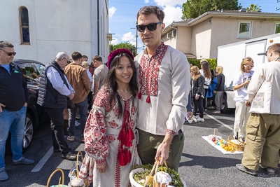 Divine Liturgy and Blessing of Baskets. 