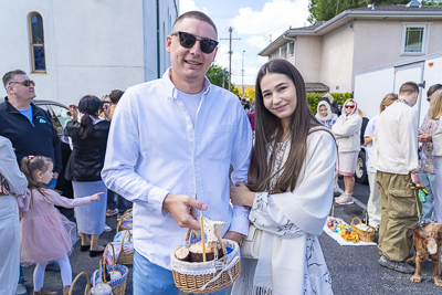 Divine Liturgy and Blessing of Baskets. 