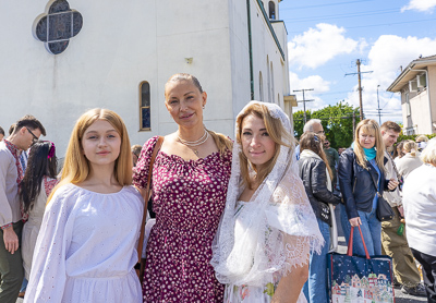 Divine Liturgy and Blessing of Baskets. 