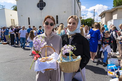 Divine Liturgy and Blessing of Baskets. 