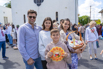 Divine Liturgy and Blessing of Baskets. 