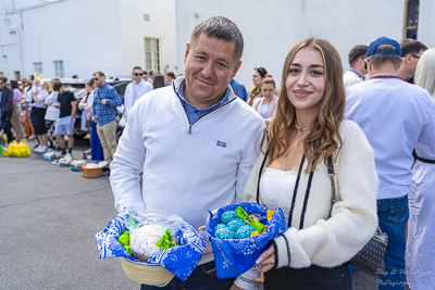 Divine Liturgy and Blessing of Baskets. 