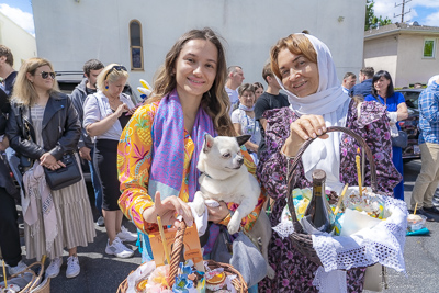 Divine Liturgy and Blessing of Baskets. 